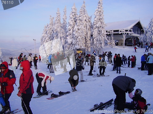 Image of Winterlife on Tryvann Skicenter,Oslo