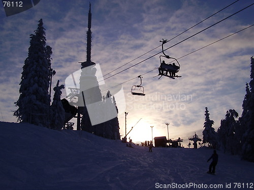 Image of Winter in Oslo,Tryvannstårnet