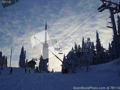 Image of Winter in Oslo,Tryvannstårnet