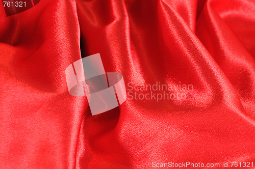 Image of Red silk