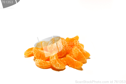 Image of Single tangerine and segments