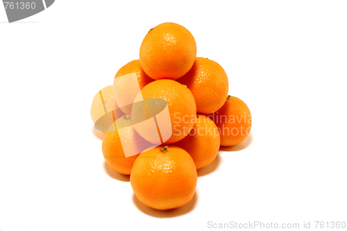 Image of Small group of tangerines