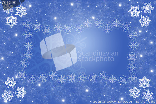 Image of Snowflake Background