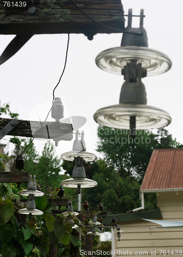Image of Vintage outdoor lighting.