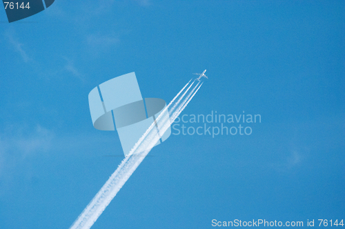 Image of Jet in sky
