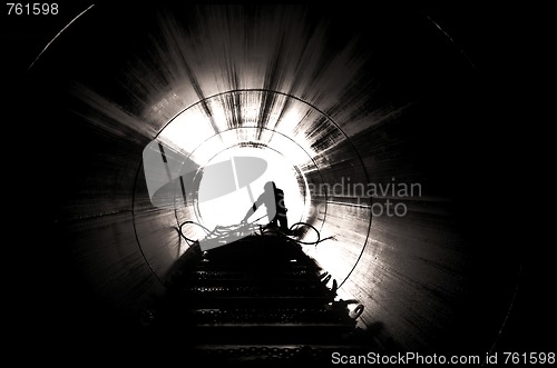 Image of Industrial worker silhouette