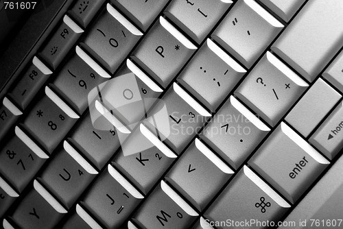 Image of Computer keyboard close up