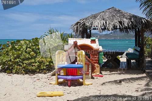 Image of Coast in Saint Maarten Island, Dutch Antilles