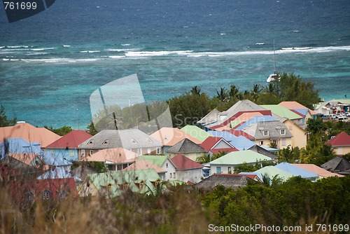 Image of Coast in Saint Maarten Island, Dutch Antilles