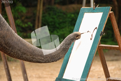 Image of Elephant Show, Changmai, Thailand