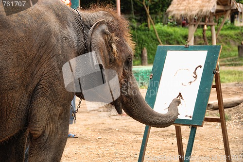Image of Elephant Show, Changmai, Thailand