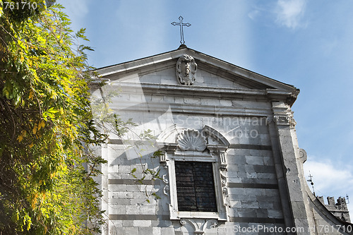 Image of Architecture Detail in Lucca, Tuscany, Italy, October 2009