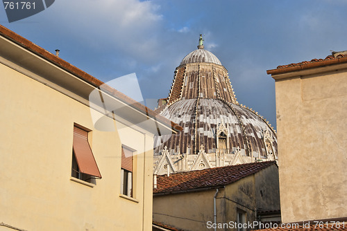 Image of Side view of Baptistery, Pisa