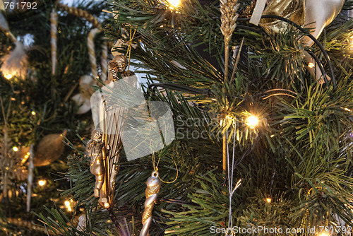 Image of Christmas Decorations, Tuscany, Italy