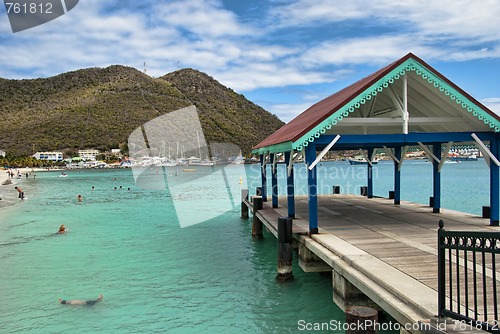 Image of Coast in Saint Maarten Island, Dutch Antilles