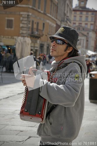 Image of Accordion player