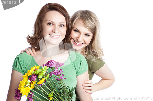 Image of Mother and daughter celebrating mother's day