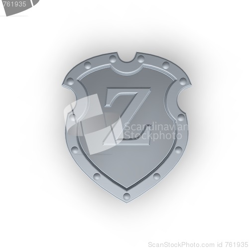 Image of shield with letter Z