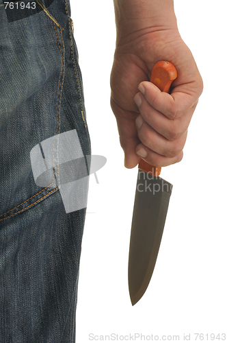 Image of Hand with Knife