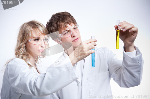 Image of Working scientists