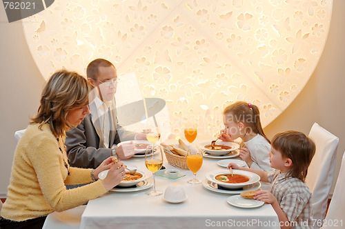 Image of Dinner in restaurant