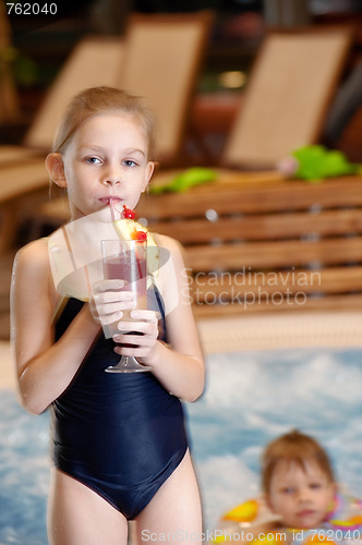 Image of Children in swimming-pool