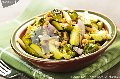 Image of Roasted brussels sprouts dish