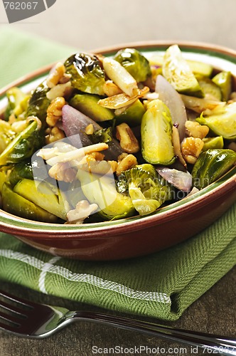 Image of Roasted brussels sprouts dish