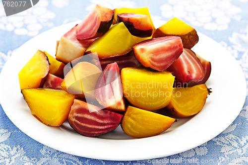 Image of Roasted red and golden beets