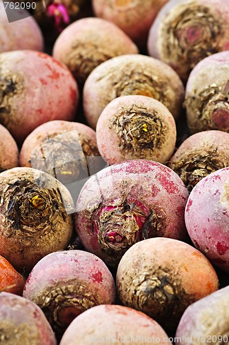 Image of Red and golden beets