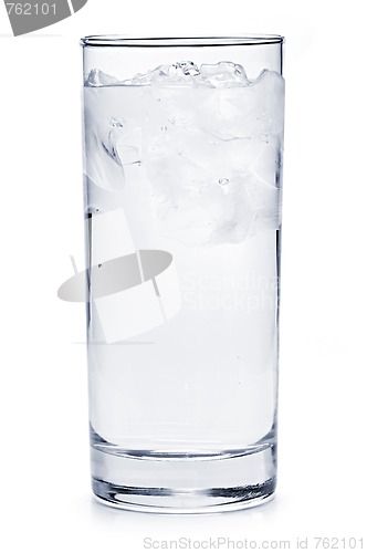 Image of Full glass of ice water