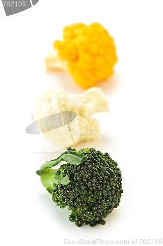 Image of Broccoli and cauliflower