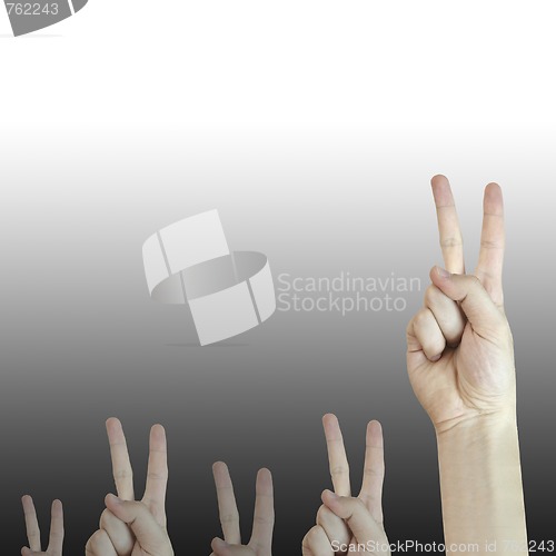 Image of Hand sign.