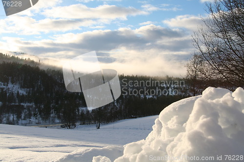 Image of First winter sun