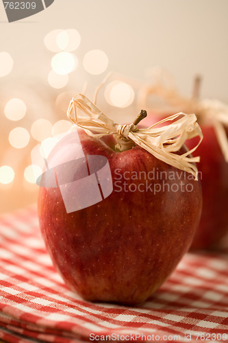 Image of Red Christmas apples