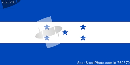 Image of The national flag of Honduras