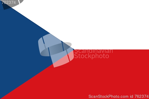 Image of The national flag of Czech Republic