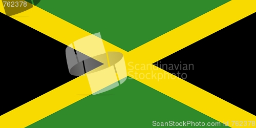 Image of The national flag of Jamaica