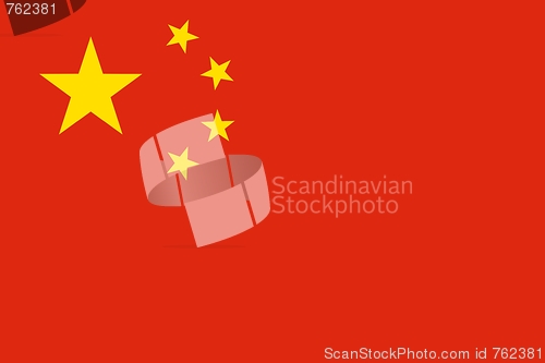 Image of The national flag of People Republic China