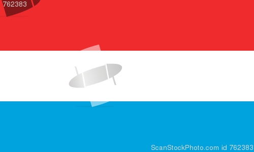 Image of The national flag of Luxembourg