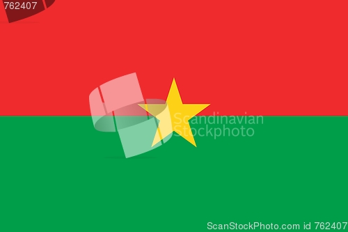 Image of The national flag of Burkina_Faso