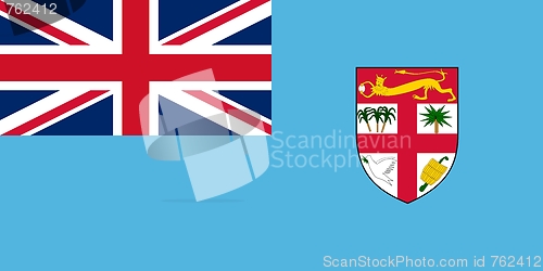 Image of The national flag of Fiji