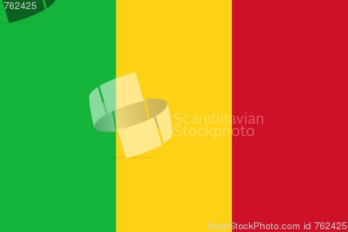 Image of The national flag of Mali