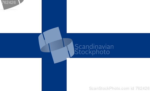 Image of The national flag of Finland