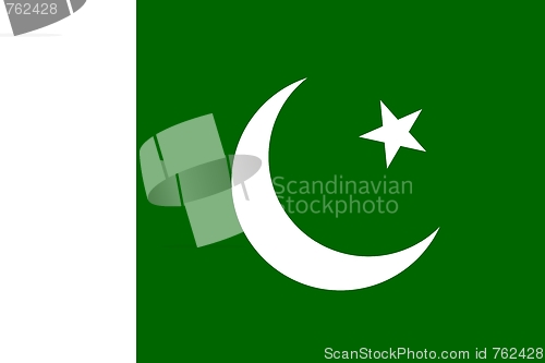 Image of The national flag of Pakistan