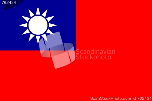 Image of The national flag of China