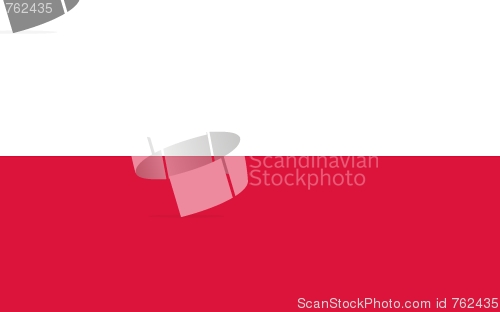 Image of The national flag of Poland