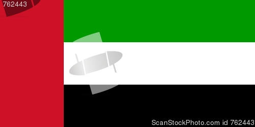 Image of The national flag of United Arab Emirates