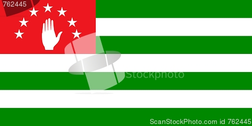 Image of The national flag of Abkhazia