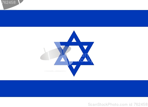 Image of The national flag of Israel